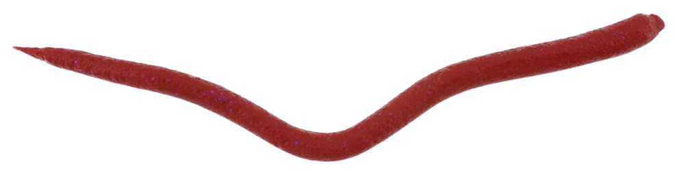 Berkley Gulp! Extruded Bloodworm, 6", 1.2oz, Bloody Iridescent