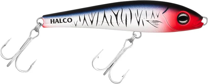 Halco Slidog 85 #H53 White Redhead 3 1/4", 1/2oz