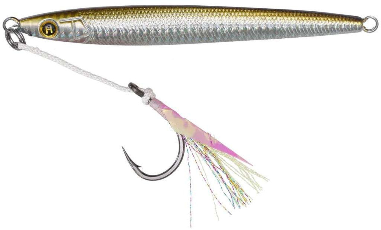 Hogy Sand Eel Jig with Teaser Assist Hook (3.5oz-8.5oz, Assorted Colors)