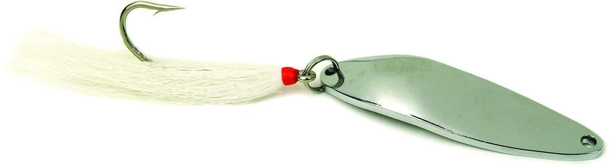 Sea Striker Nickel Plated Casting Spoon with Single Hook