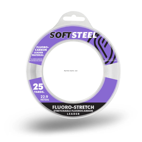Soft Steel Fluoro-Stretch Stretchable Fluorocarbon Leader