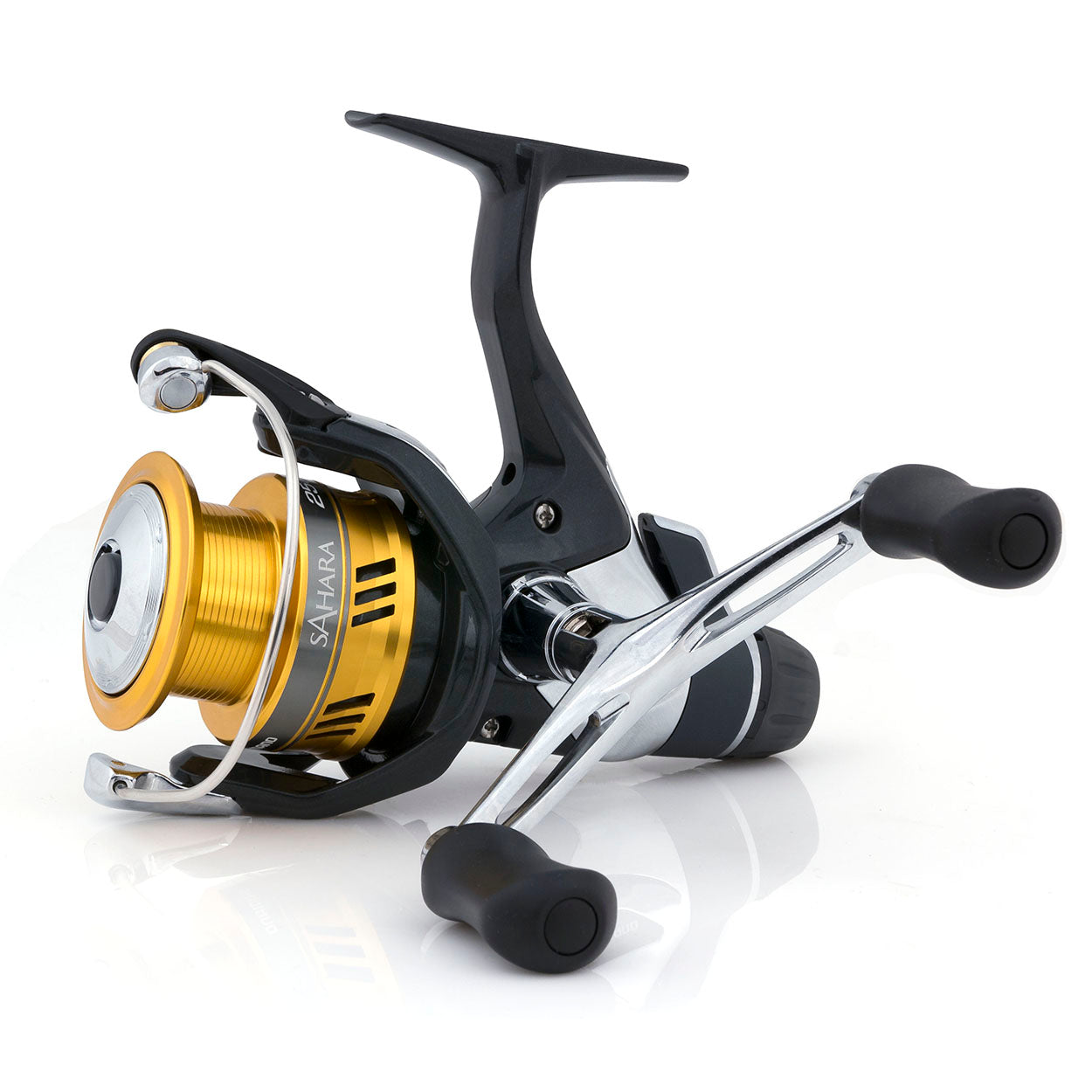 SHIMANO Sahara RD Spinning Fishing Reel with Rear Drag and Double Handle,  2018 Model
