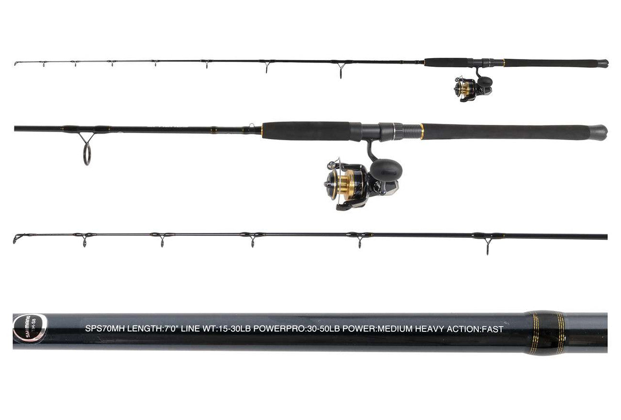 Shimano PSPSW6000HGASPS70MH Spheros Saltwater Spinning Combo 7'