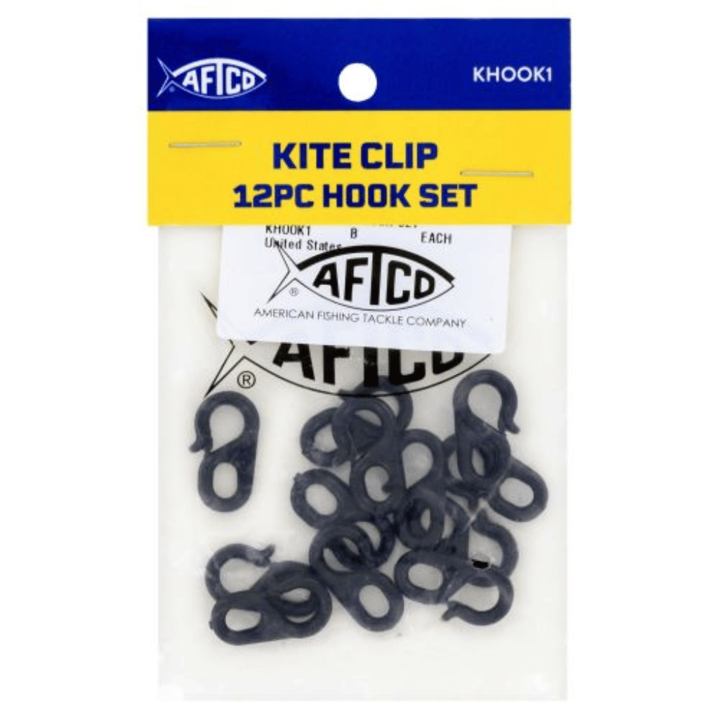 Aftco Kite Clip 12pc Hook Set