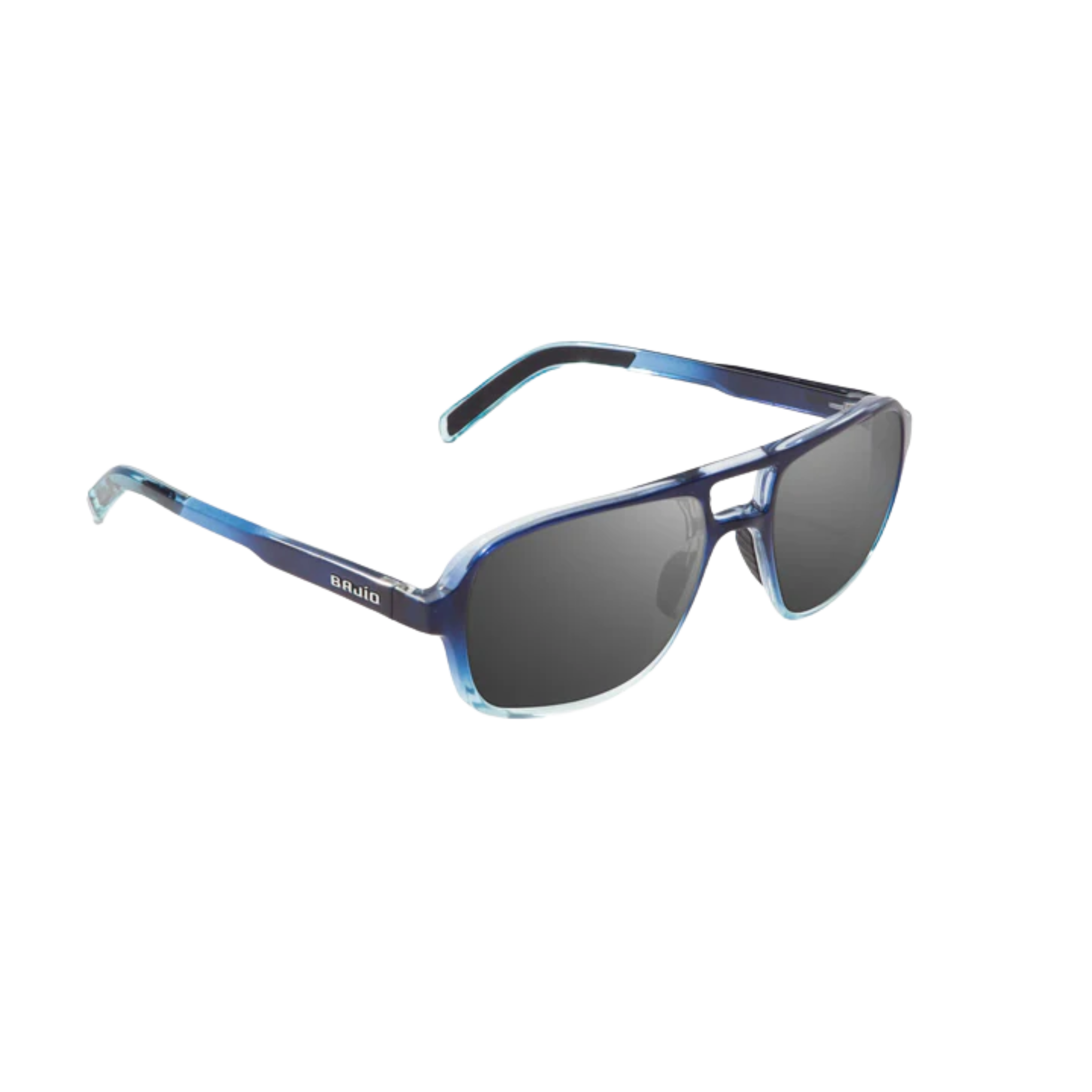 Bajio 12 South Blue Sky Gloss Frame/Silver Mirror Lens Sunglasses