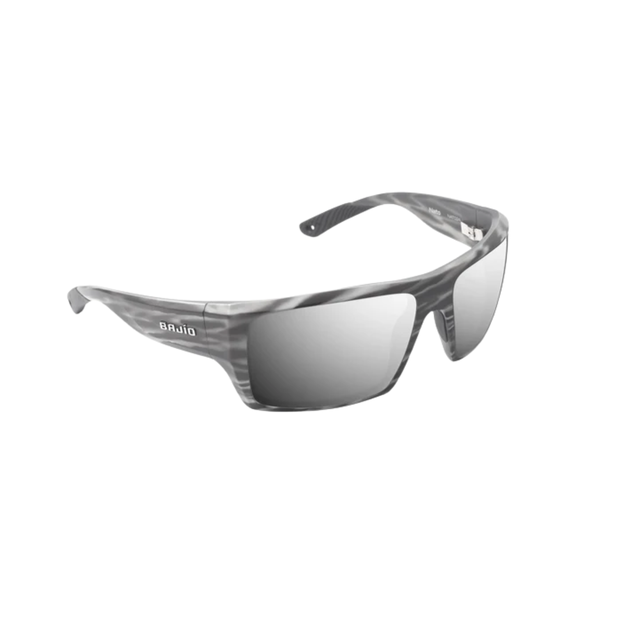 Bajio Nato Gray Grass Matte/Silver Mirror Sunglasses
