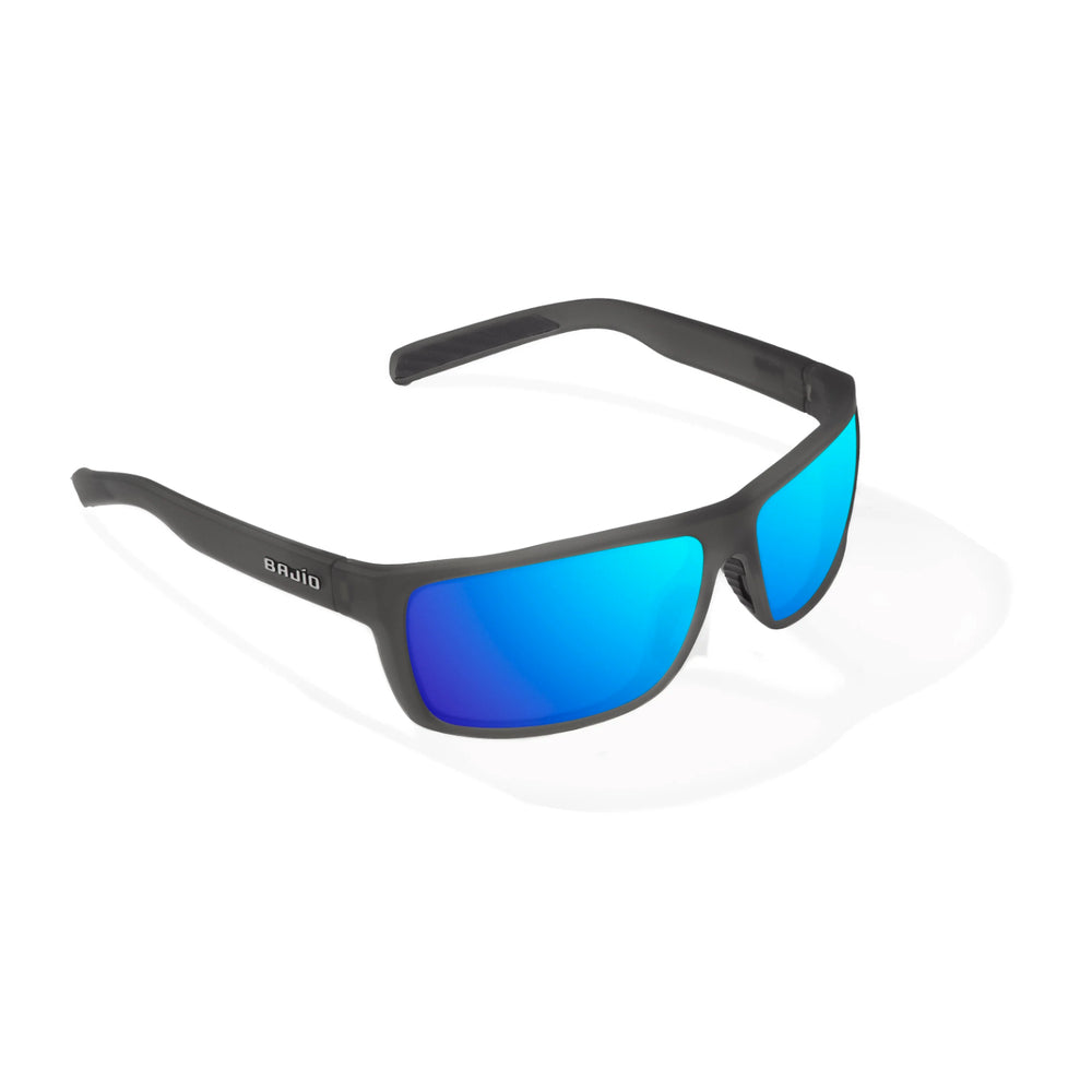 Bajio SIGS Dark Gray Glass Matte Frame / Blue Mirror Glass Lens Sunglasses