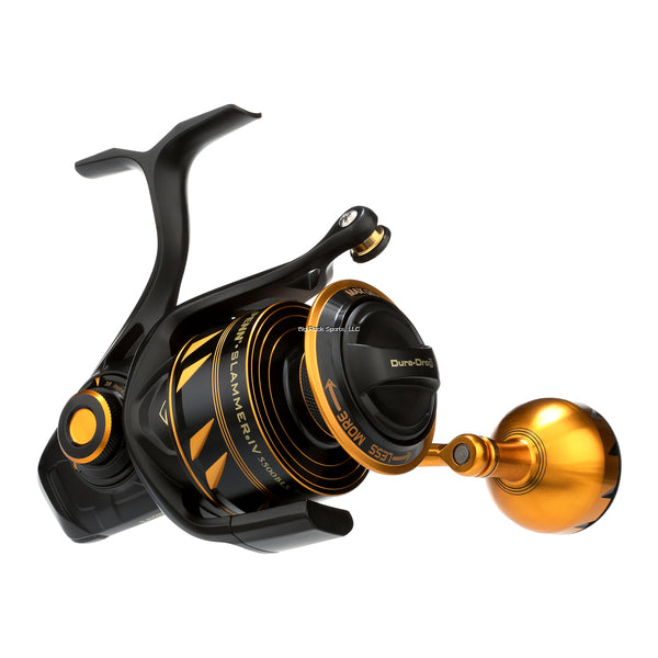 penn bailess spinning reels SLAIV5500BLS Slammer IV Reel guaranteeing smooth and resistant Color:Green FlashBack Rigged Rapala Black Chartreuse Lure okuma-ugly-stik-combo