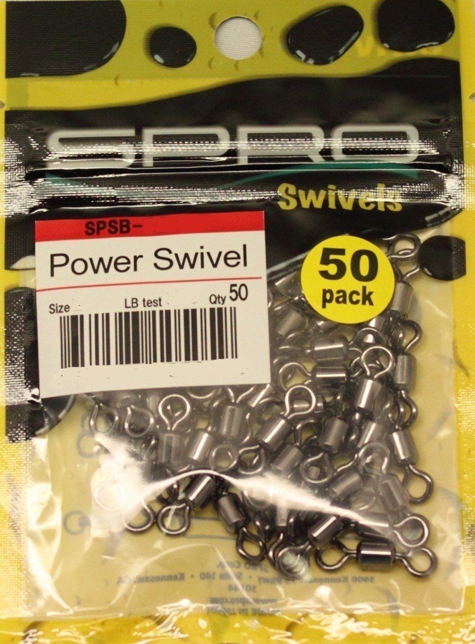 Tsunami Pro Strong Swivels with Round Snap Size 8 25 Pack