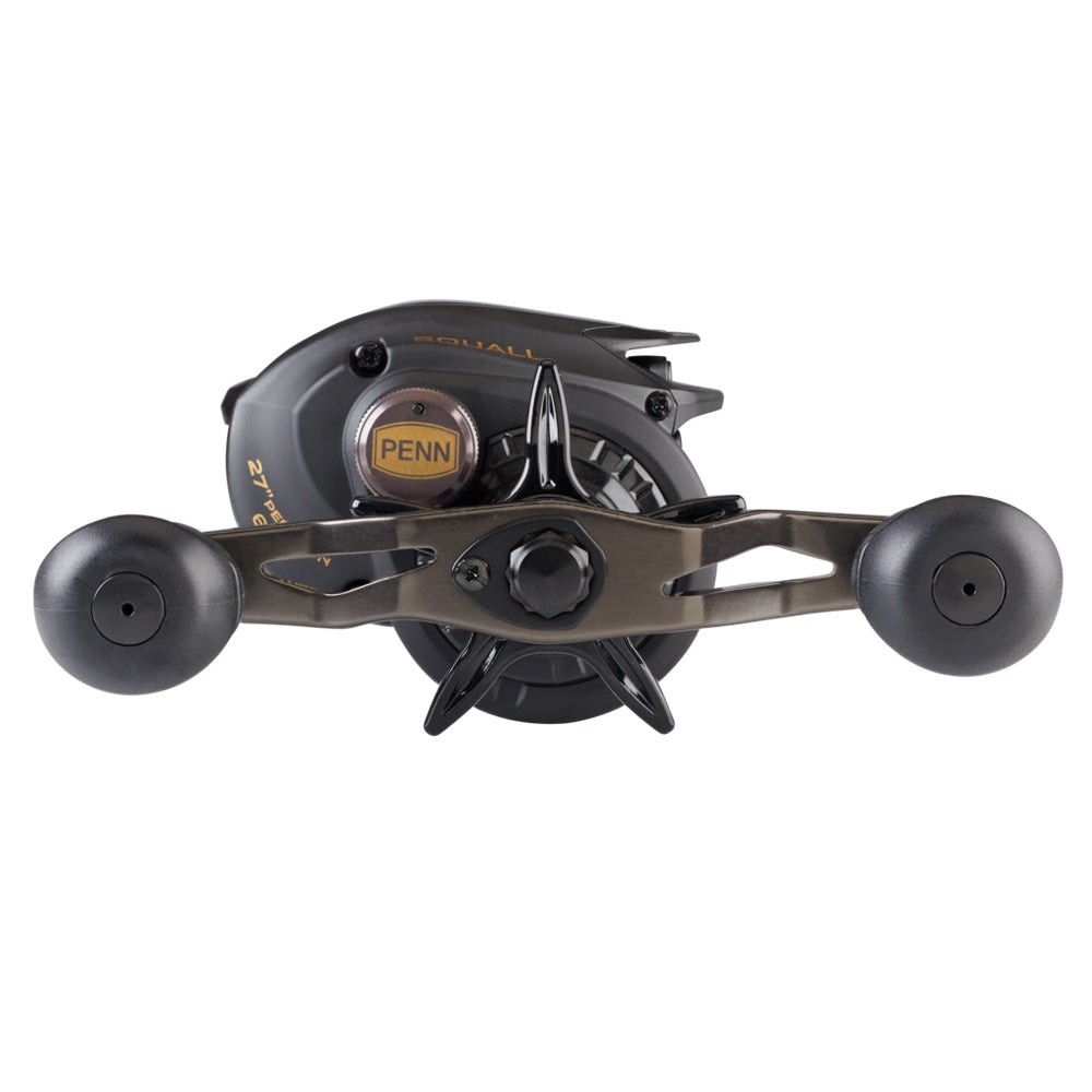 Penn Squall Low Profile Baitcasting Fishing Reels, Metal Frame