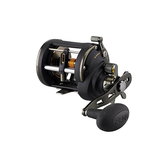 baitcasting reel without level wind Penn Squall II Level Wind LH 20sz. 3+1 bgr, 4.9:1 ratio