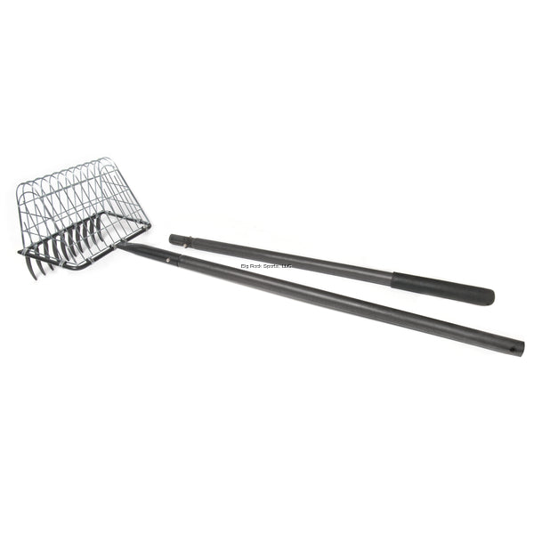 Sea Striker Clam Rake with Basket, 2 pc handle, 10