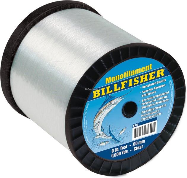 Billfisher Clear Monofilament Line 4 Pound Spools 40LB 6160 Yards