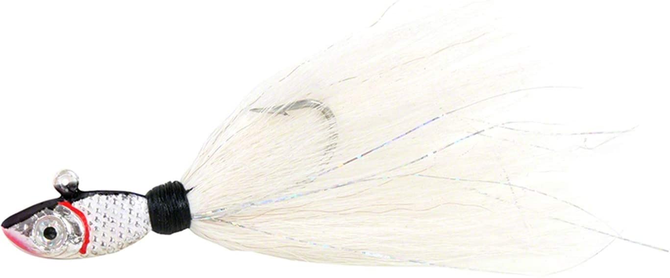Sea Striker Bucktail Jig with Rattle and Grub Keeper