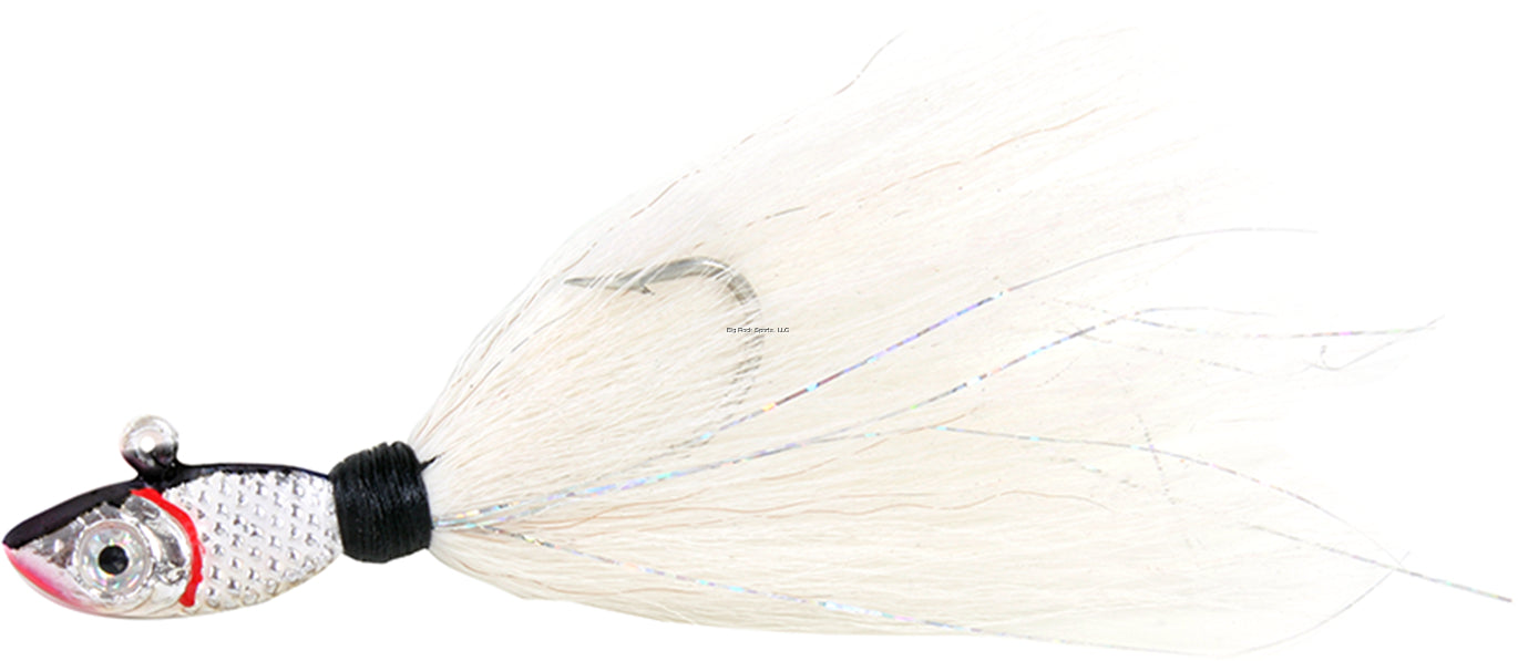 Sea Striker Bucktail Jig with Rattle and Grub Keeper