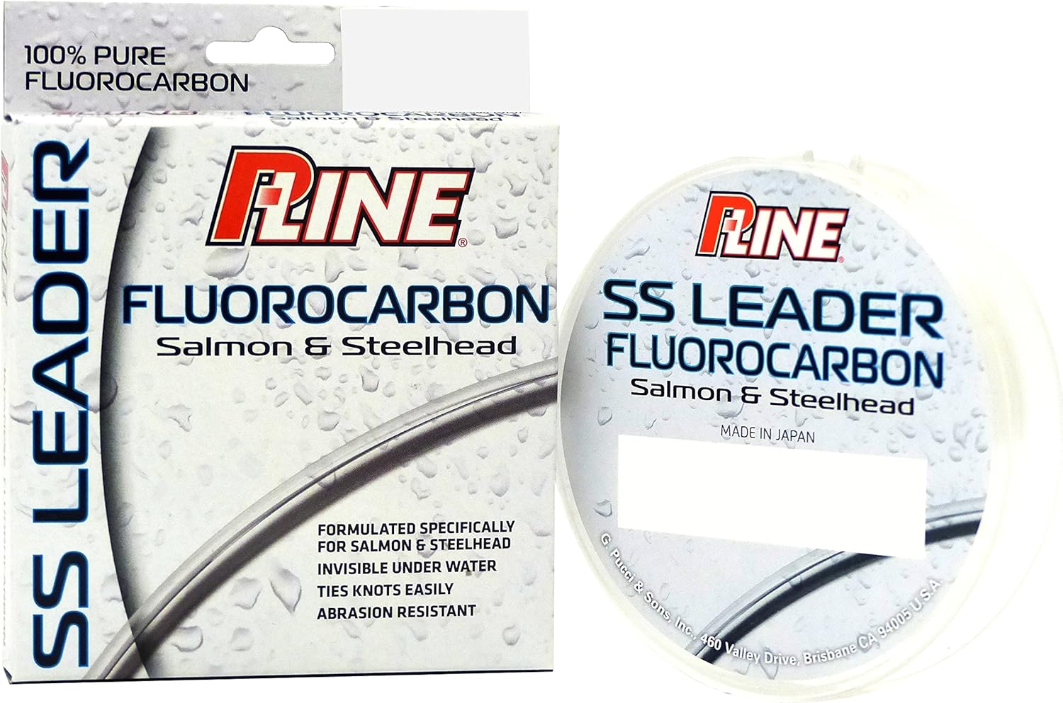 P-Line Salmon-Steelhead Fluorocarbon Leader 12lb 100yd