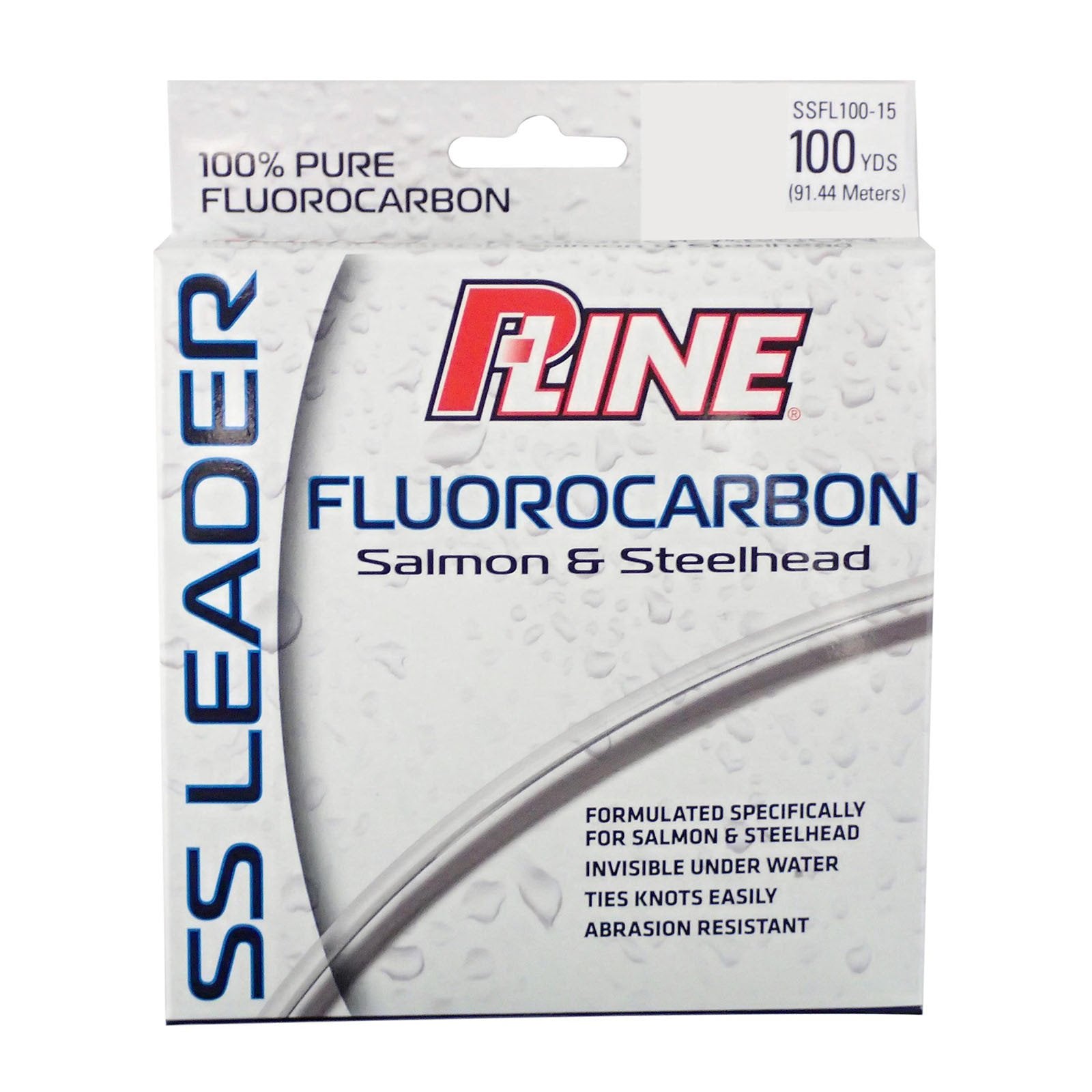 P-Line Salmon-Steelhead Fluorocarbon Leader 40lb 100yd