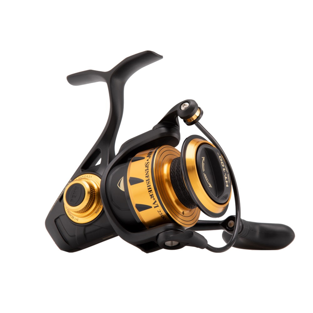 Penn Spinfisher VI Spinning Fishing Reels, CNC Gears, HT100 Drag, IPX5 Penn Spinfisher VI Spinning Fishing Reels, CNC Gears, HT100 Drag, IPX5