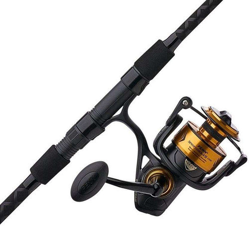 PENN 7 Spinfisher VII Spinning Fishing Rod & 7500 Reel Combo, 20-40lb Line  Rating, Heavy Power, IPX5 Sealing, CNC Gear Technology