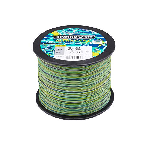Spiderwire Ultracast Braid, Superline, 30lb test, 2187yd, Aqua Camo