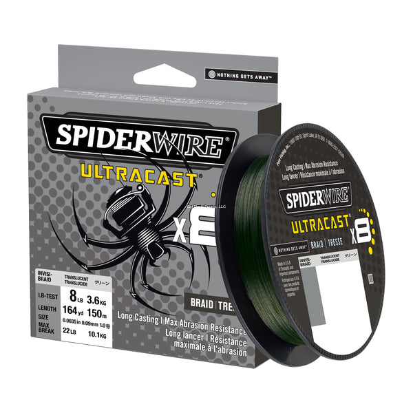 Cast Braid Spiderwire Ultracast Braid, Superline (Multiple Sizes/Lengths/Colors)