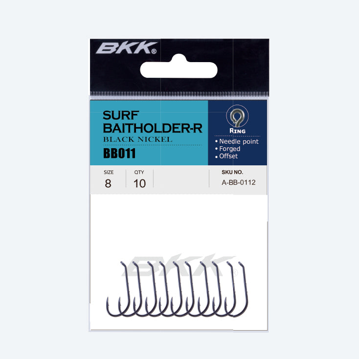 BKK Surf Baitholder-R Hooks #2 (9 Pack)