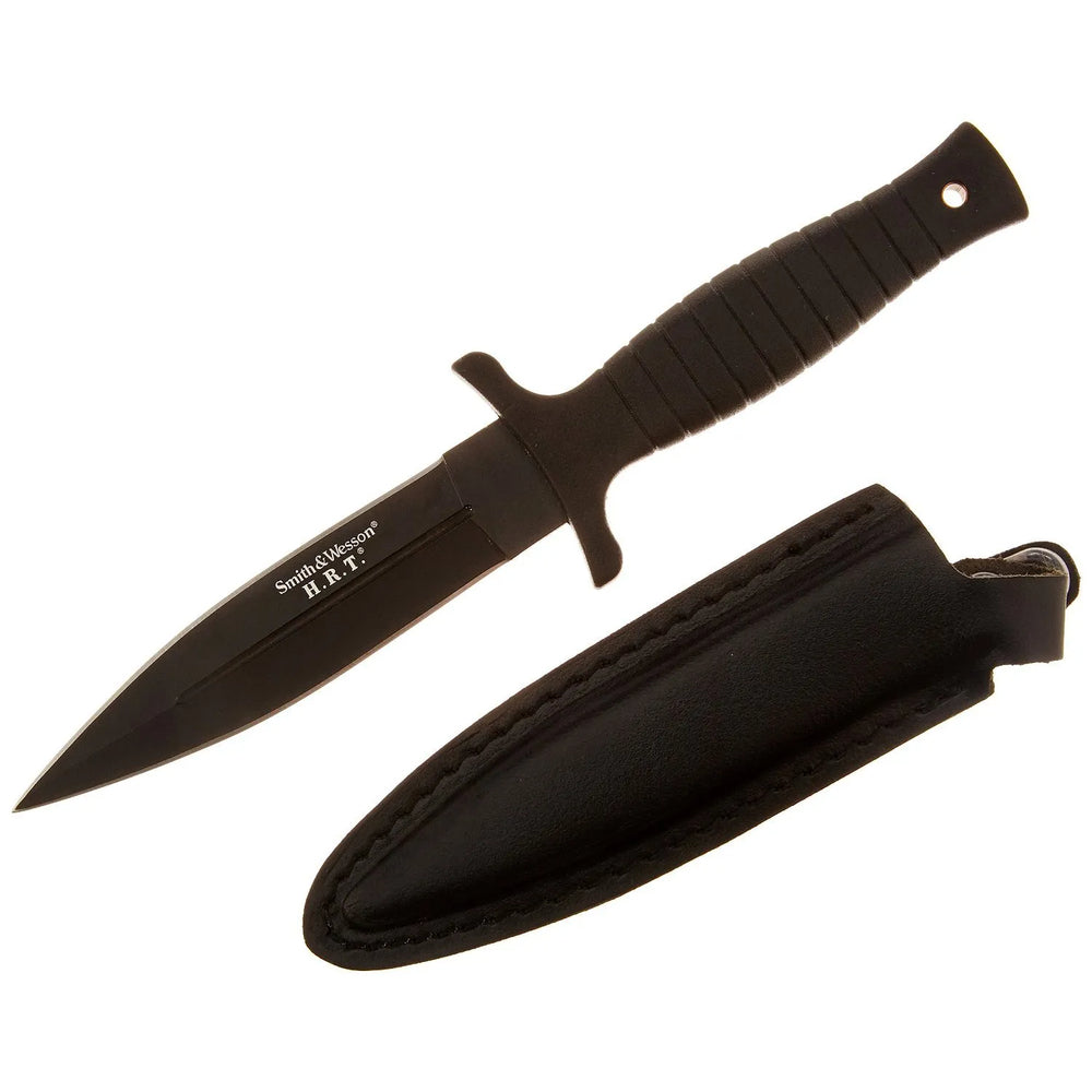 Smith & Wesson Black Dual Edge Boot Knife, 9"