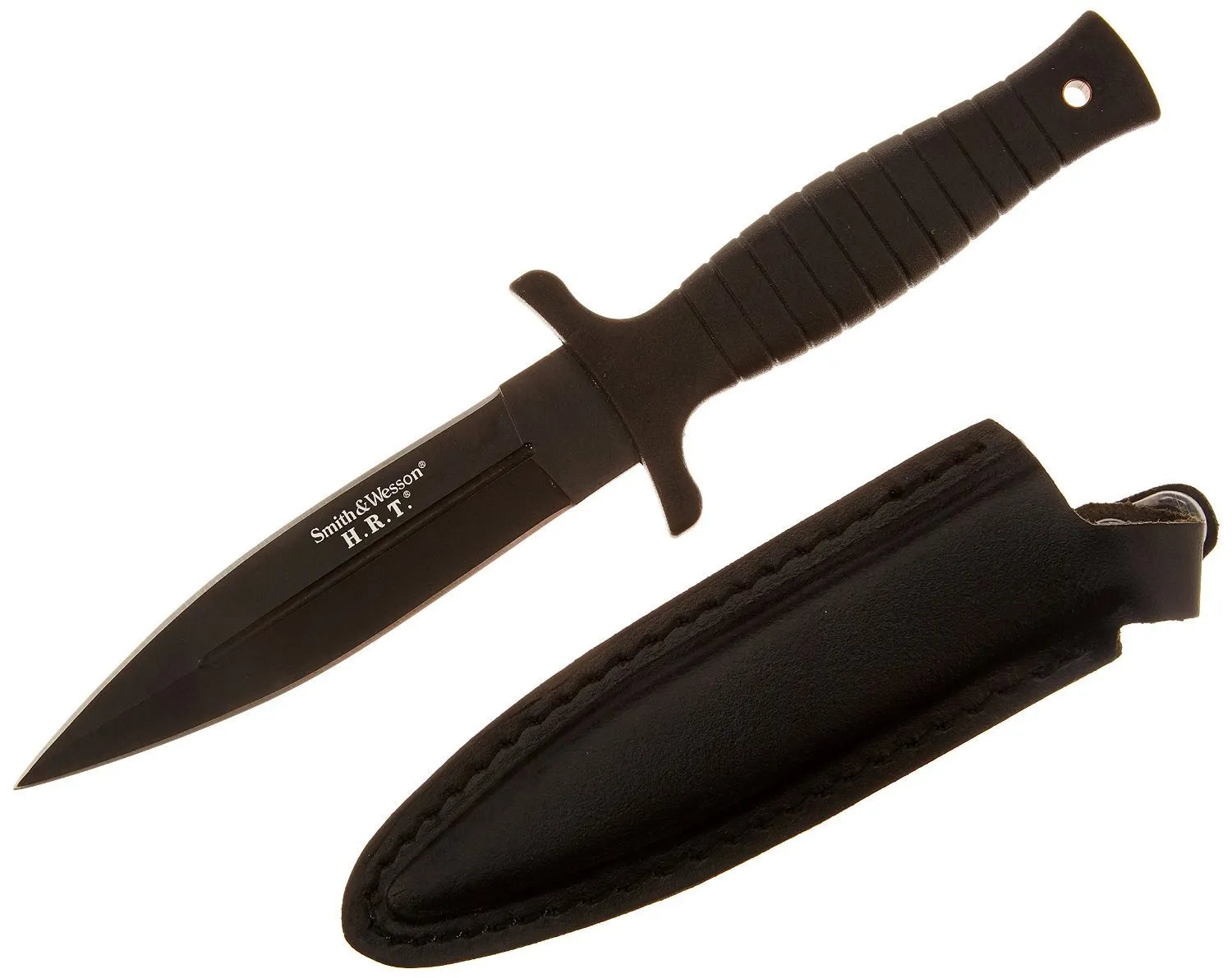 Smith & Wesson Black Dual Edge Boot Knife, 9"