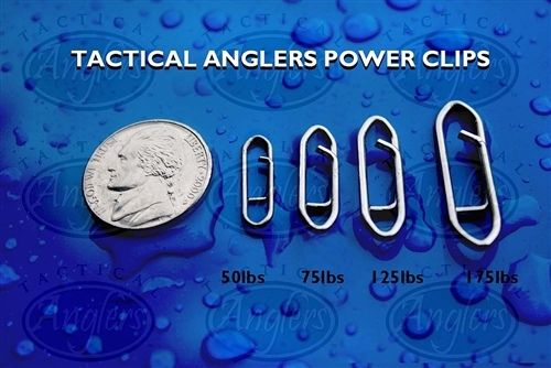 Tactical Anglers Power Clips Fast Snaps, 25 to 175lb Test