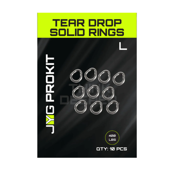 JYG Pro Tear Drop Solid Ring 10Pk