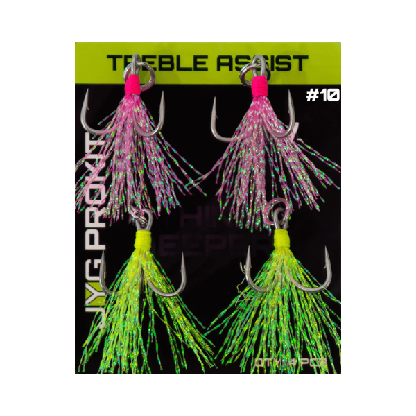 JYG Pro Treble Hook Feather Assist Hook