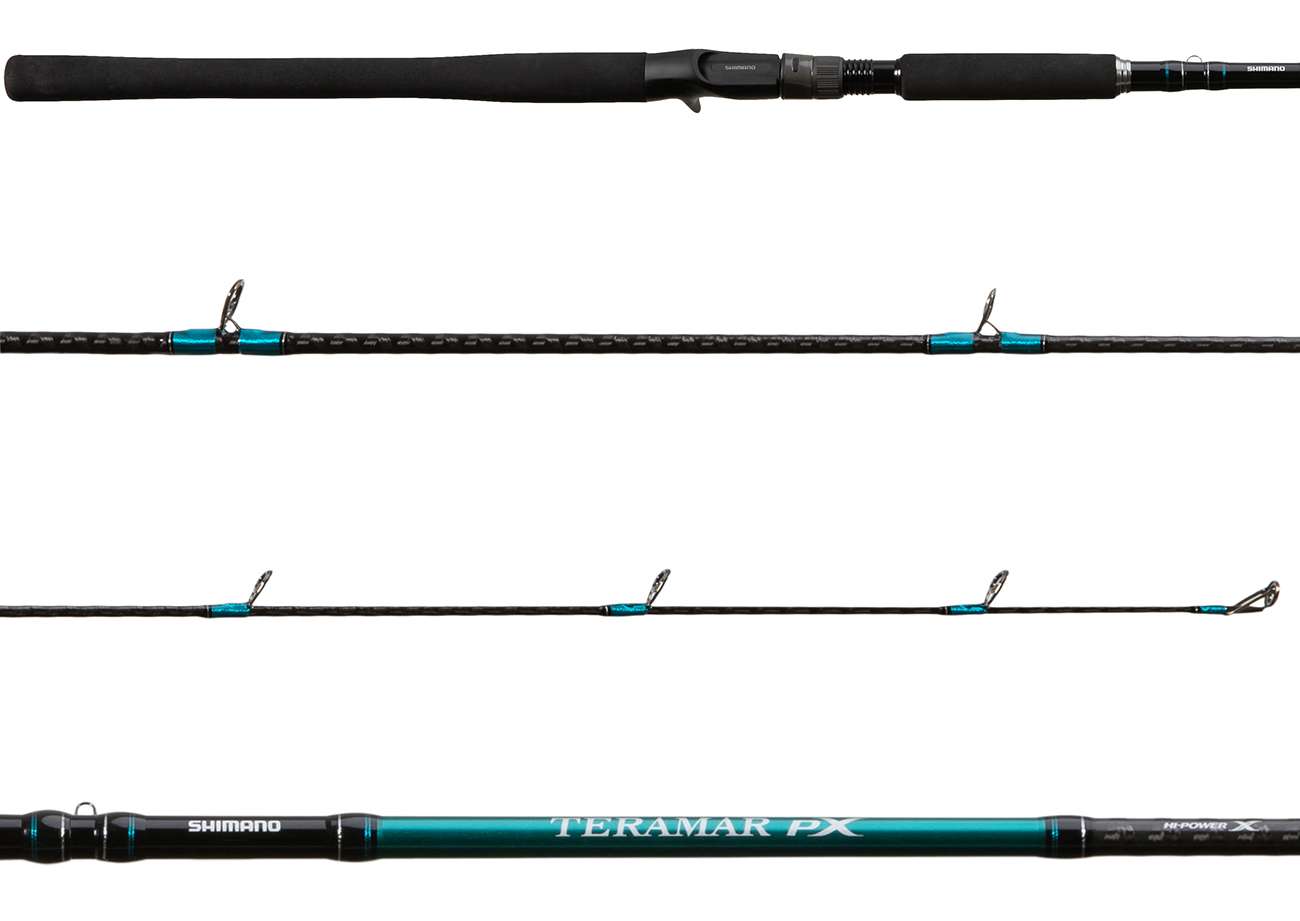 Shimano TPECX70MH Teramar PX Southeast Casting Rod, 7'0", Medium Heavy