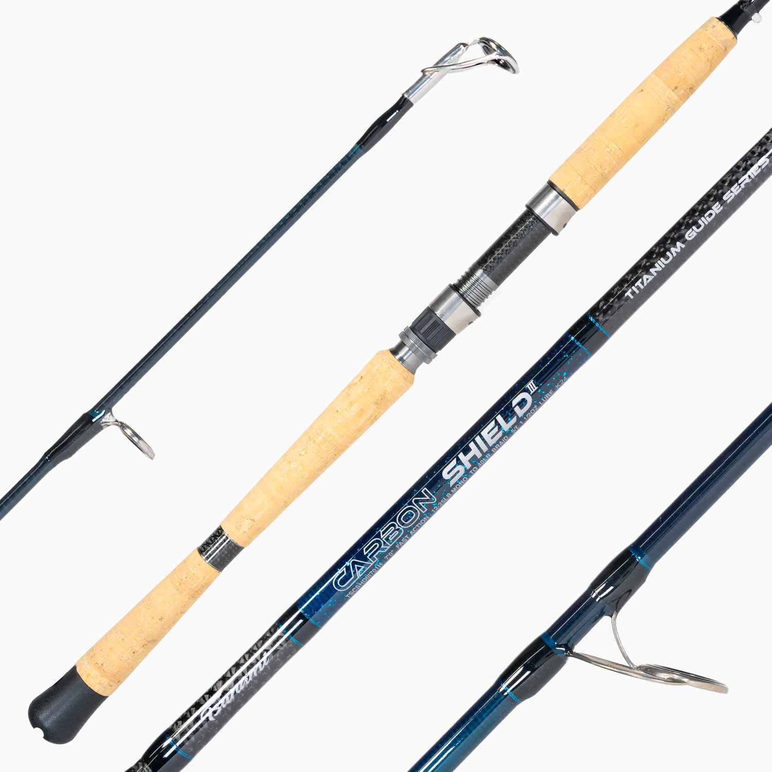 Tsunami TSCSHDDIII501MH Carbon Shield III Deep Drop Rod 5' Mh 80-200Lb 2Pc