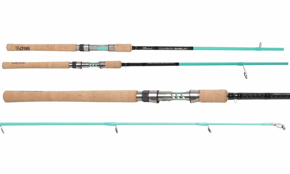 64KG Two-sectional Heavy Power Carbon Spinning Trolling Rod with Sea Guide  Rings