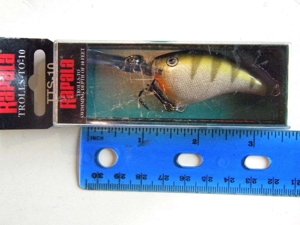Rapala Balsa Trolls To 10 Bass Pike Lure TTS-10 Shad Diver NIB Yellow Perch YP