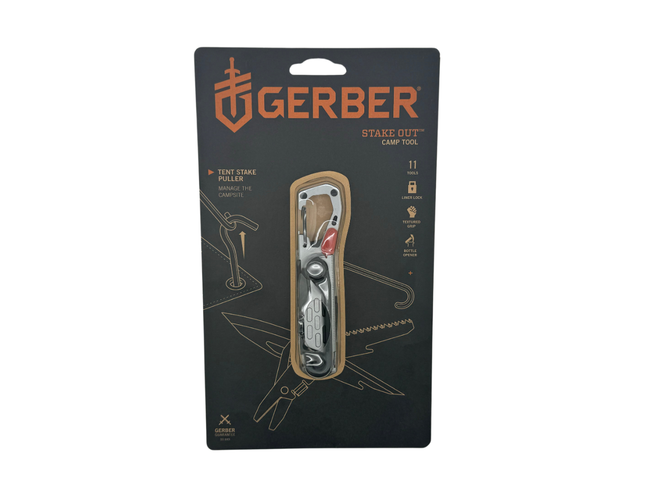 Gerber Stake-Out Camp Multi-Tool Silver Blister