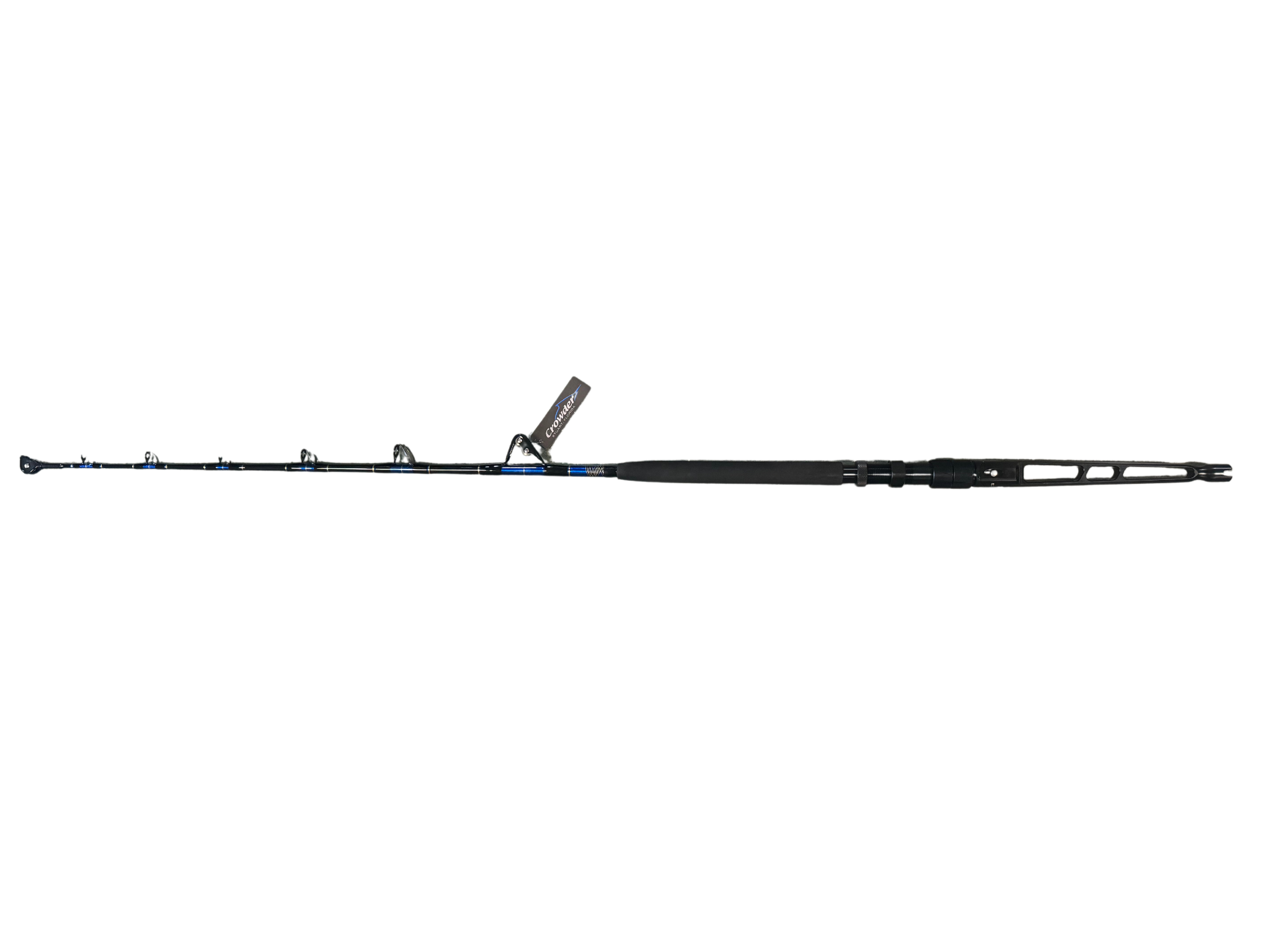 Crowder Rods SU5060 WRST W TER 6' 50-80lb Bluewater Series Stand-Up/ Aftco Wind-On Roller Stripper and Top/ Terminator Butt