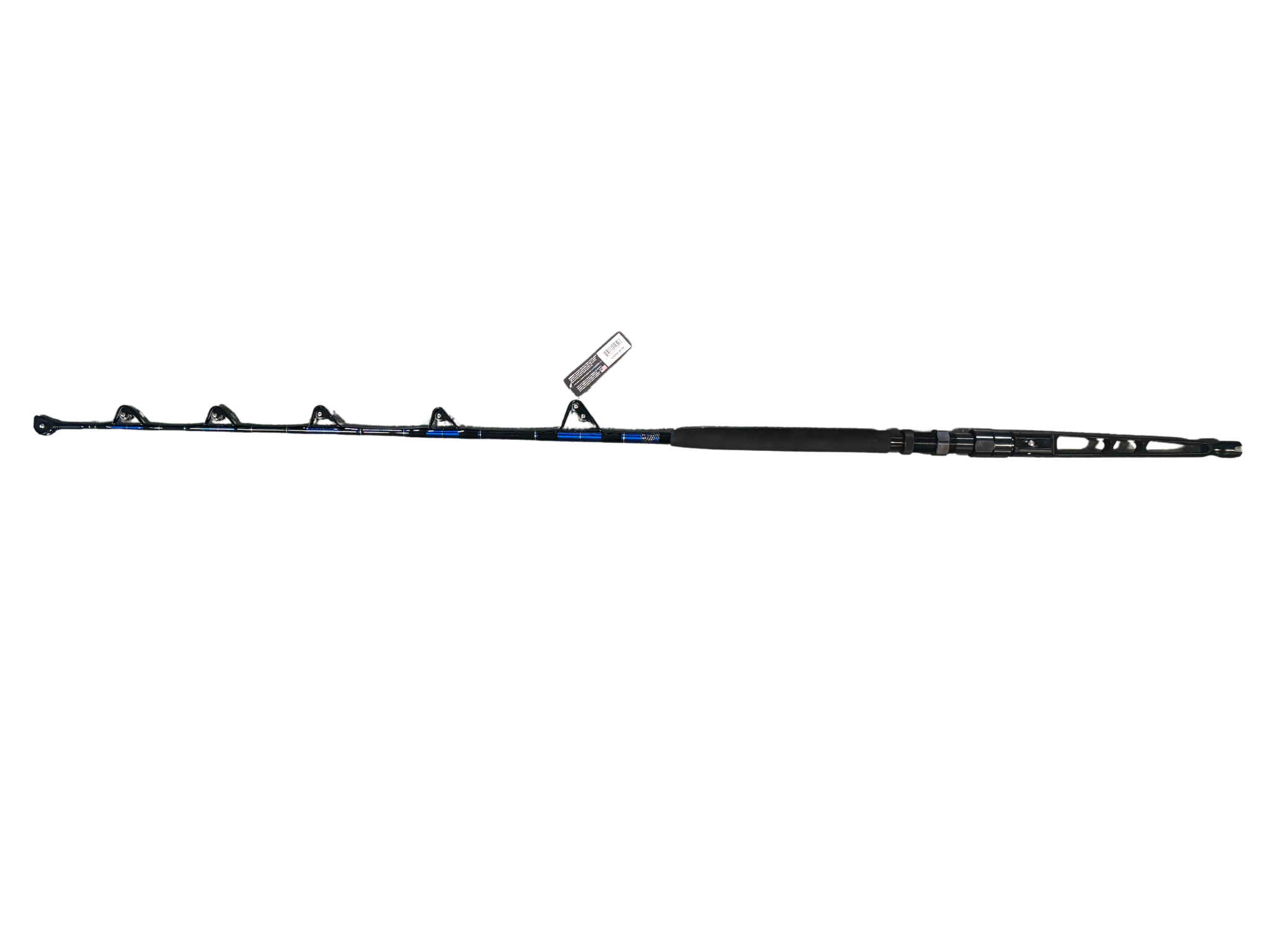 Crowder Rods SU6060 W TER 6' 60-100lb Bluewater Series Stand-Up/ Aftco Wind-On Roller Guides/ Terminator Butt