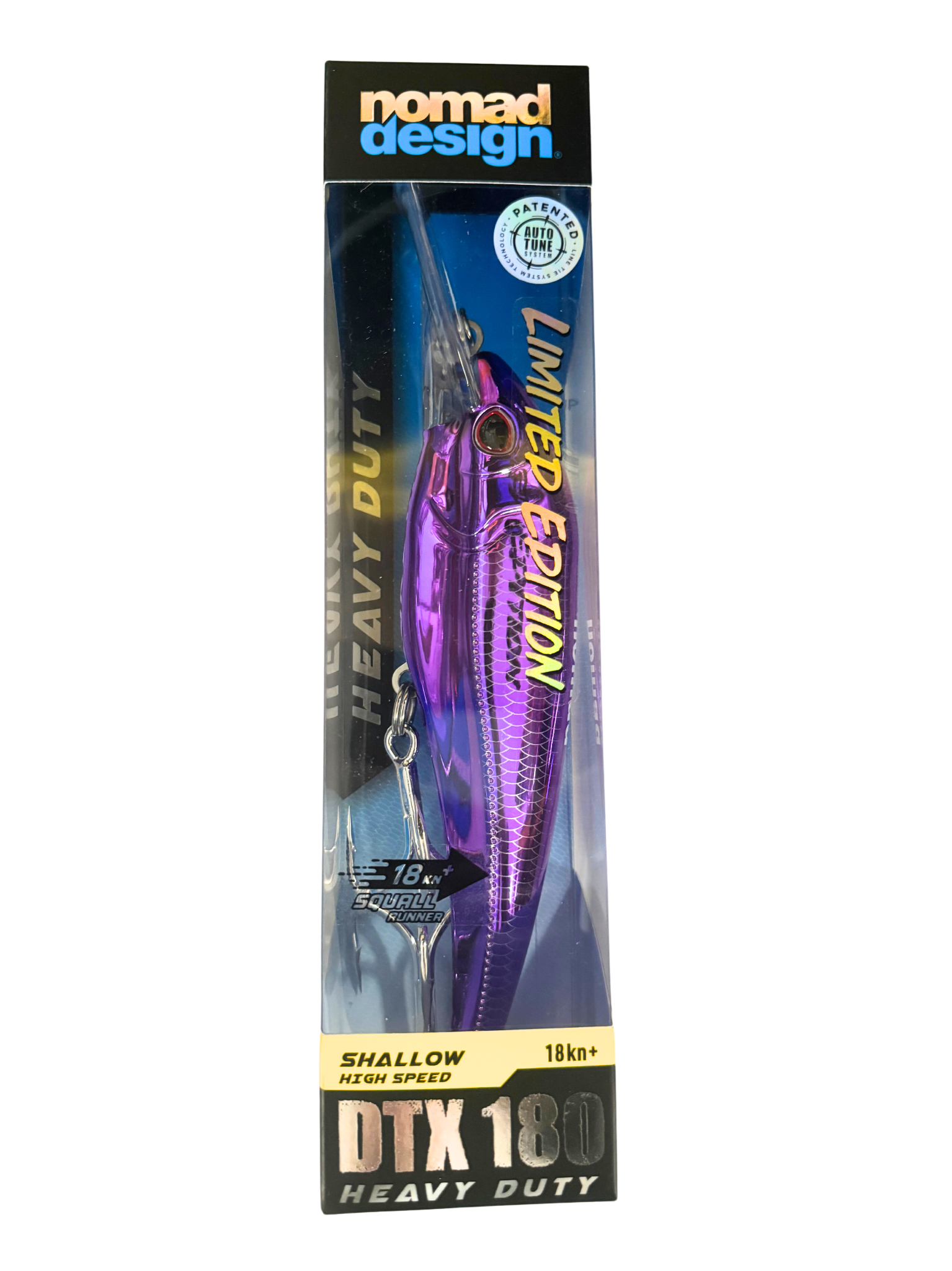 LIMITED EDITION NOMAD DESIGN DTX Minnow 180 HD - Chrome Colors For Wahoo Tuna - Select Series