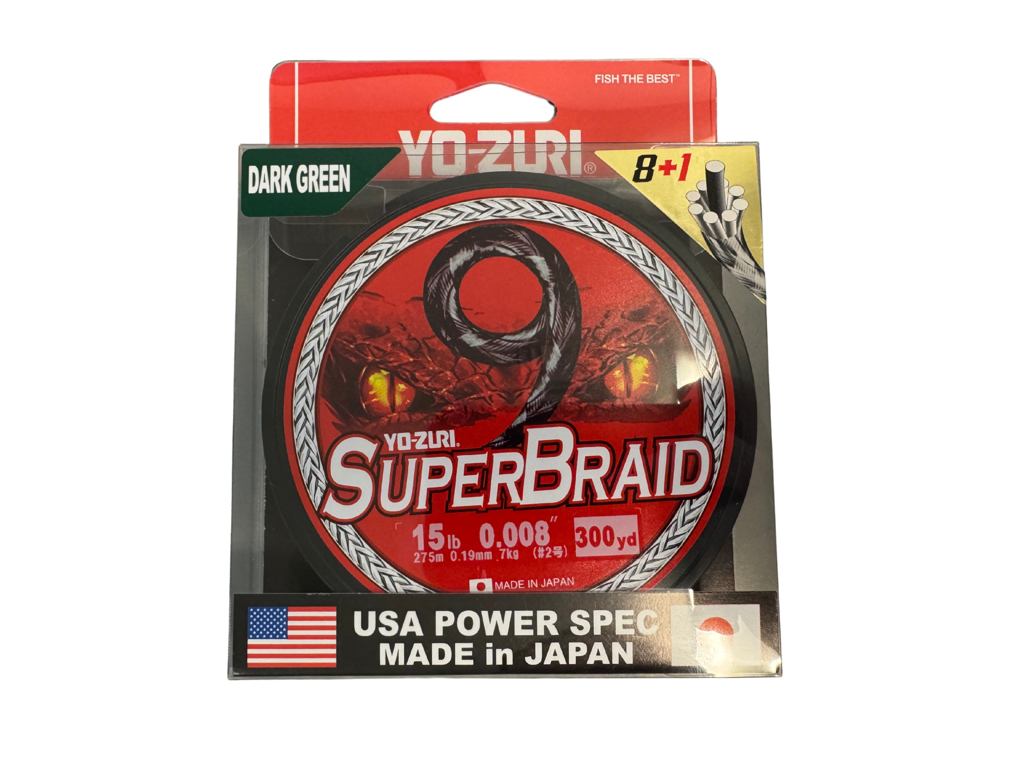 Yo-Zuri SuperBraid 9 Braided Line 300yd