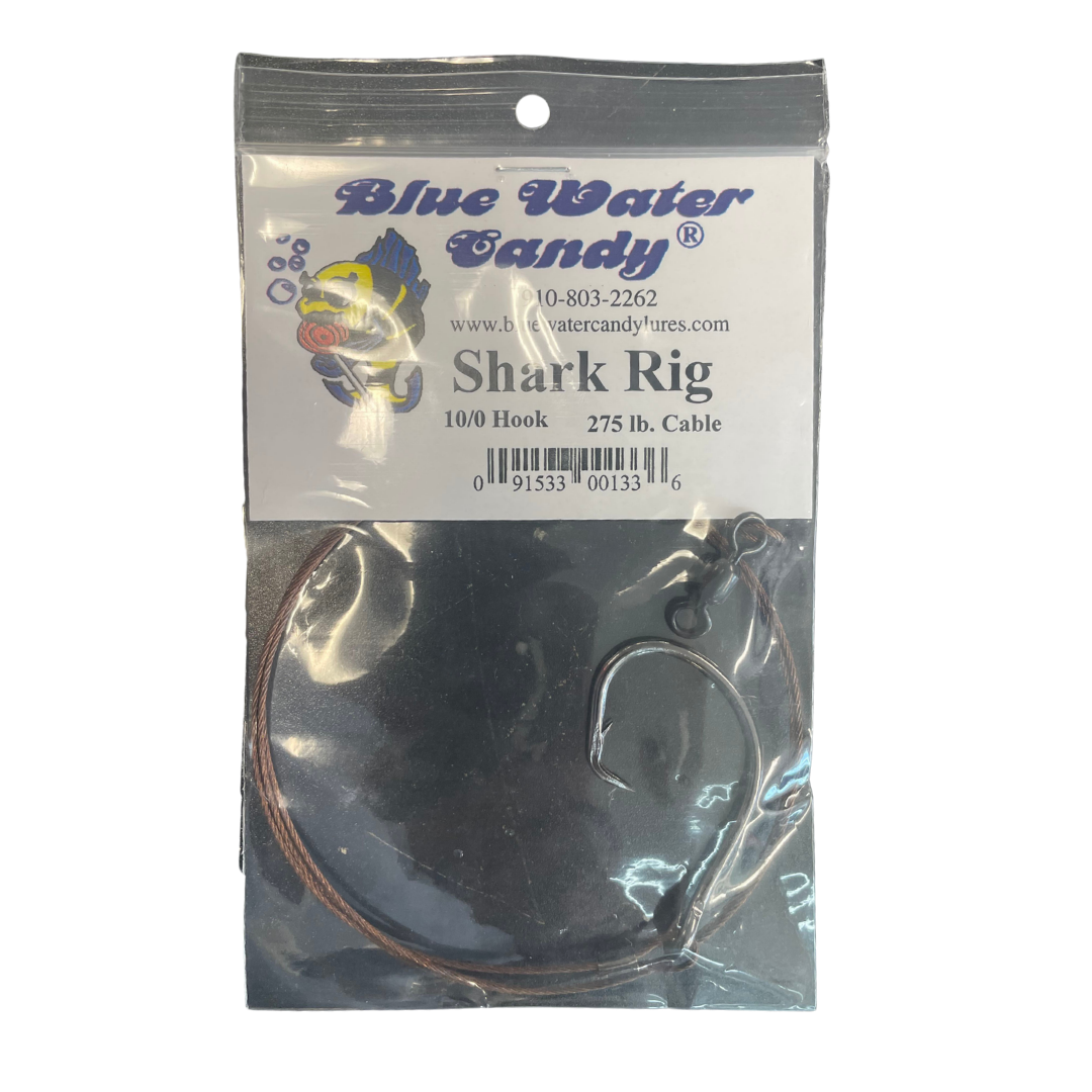 Blue Water Candy Cable Shark Rig 275 lb 10/0 Circle Hook