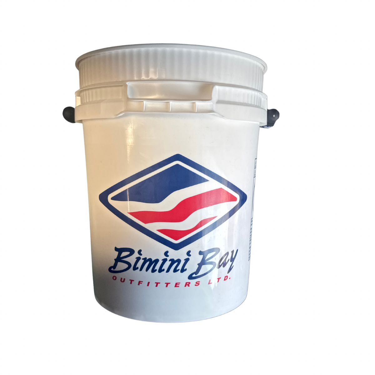 Bimini Bay White 5 Gallon Rope Handle Bucket