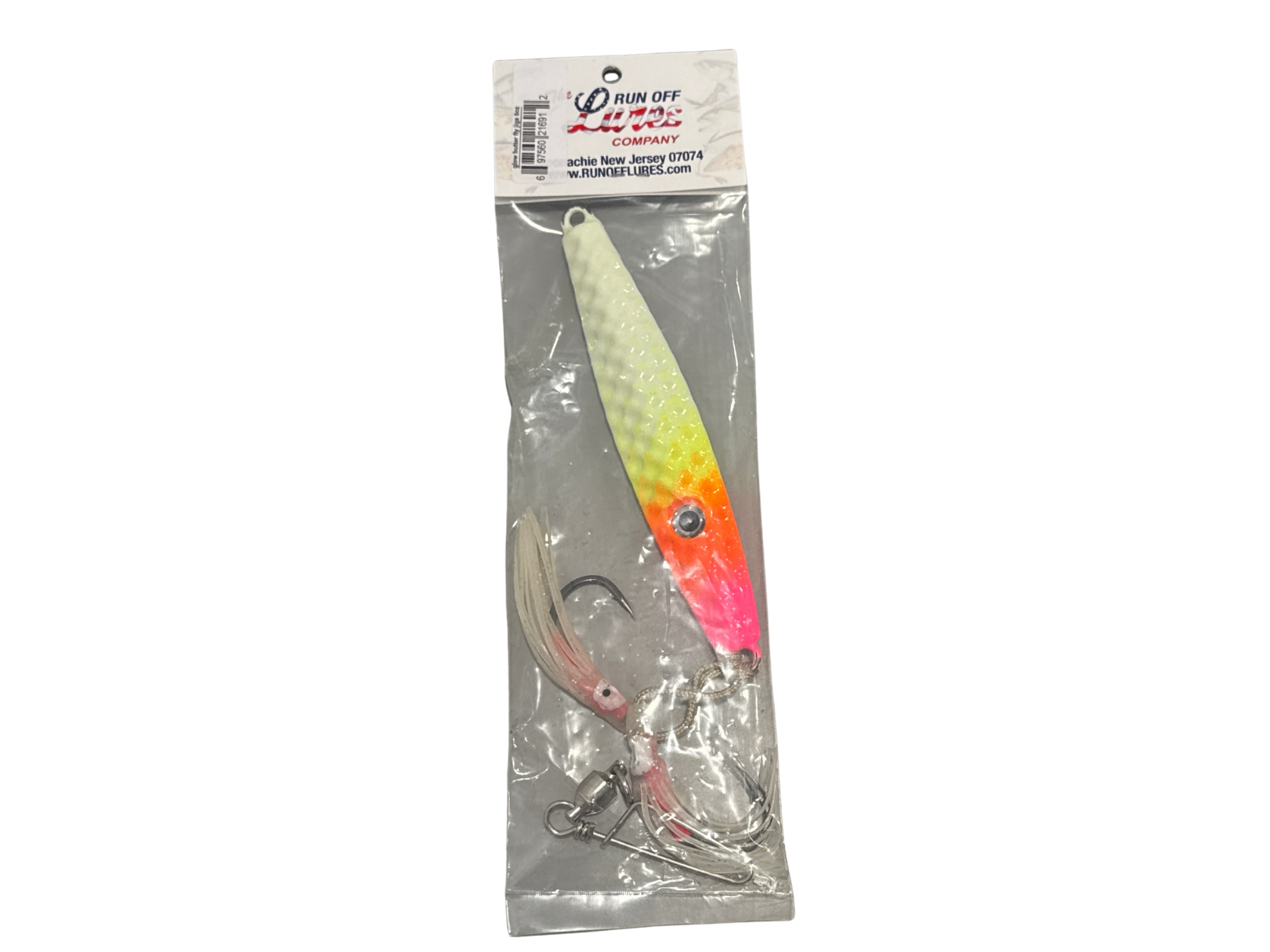 Run Off Lures Glow Butterfly 2 Way Jigs