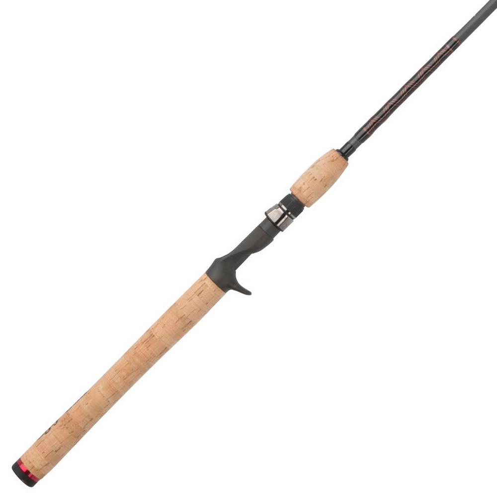 Shakespeare USISCA701M Ugly Stik Inshore Select Casting Rod, Black/Red