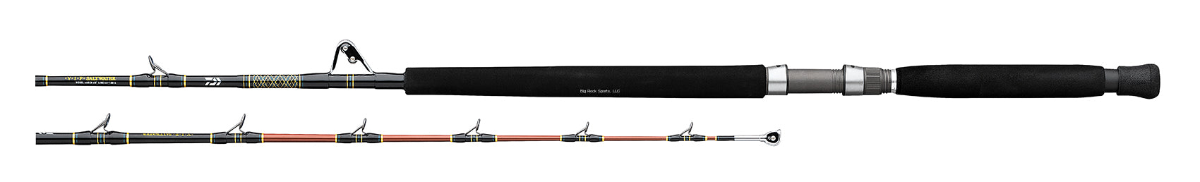 Daiwa VIPA660XH VIP-A Saltwater Rods, Stand up, 6' Extra Heavy Fast