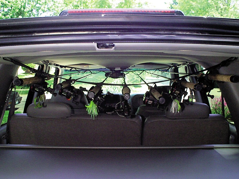 Rod Saver VRC Vehicle Rod Carrier System, Holds 7 Rods, 40" to 72"
