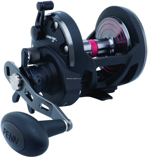Penn WAR30 Warfare Star Drag Conventional Reel, RH, 3BB, 5.1:1