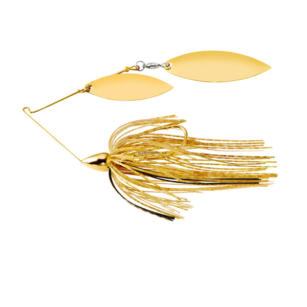 War Eagle Double Willow Gold Frame Spinnerbaits