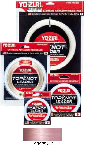 thumbnail image 2 of HD Carbon Leader Yo-Zuri H.D. Fluorocarbon Leader Line - 100 Yard Pink 60lb Wrist Spool Pink Fishing Line 2 of 9