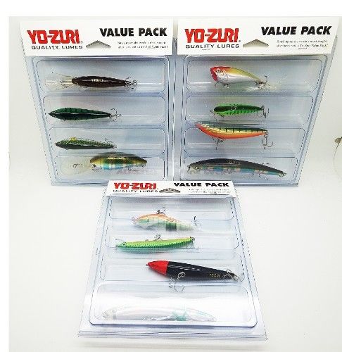 Yo-Zuri Bass Freshwater Lure Assortment YZ-4PK Banana Boat & Crankbaits Lot  12